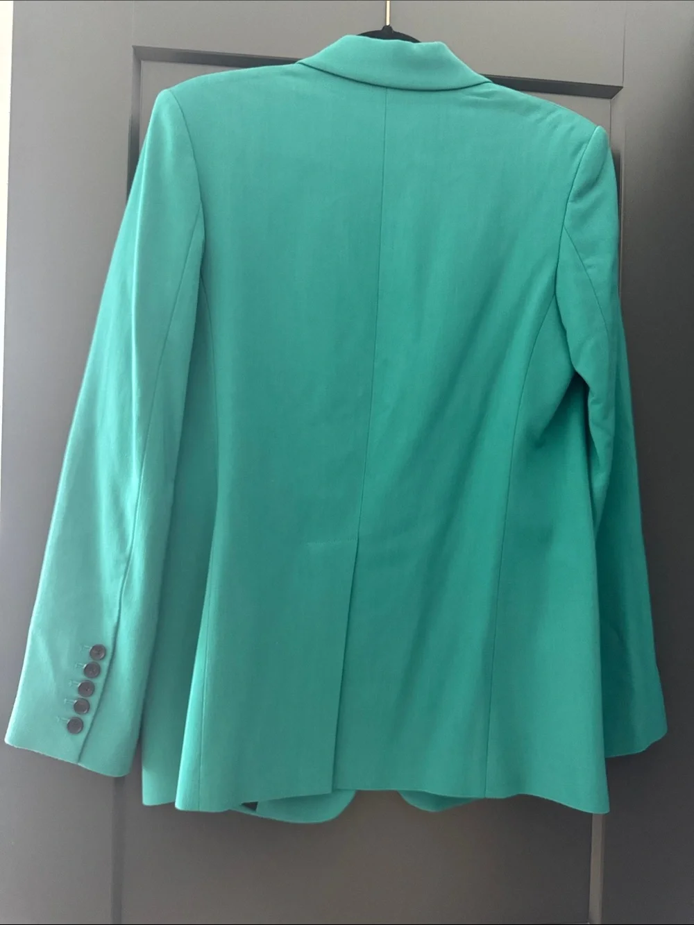 A.L.C. Teal Single-Button Blazer